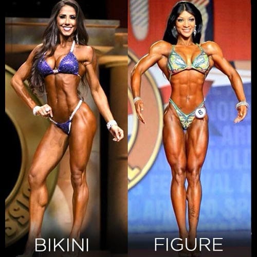 Difference Between Physique Divisions Bikini and Figure Differenza trà e divisioni fisiche Bikini è Figura