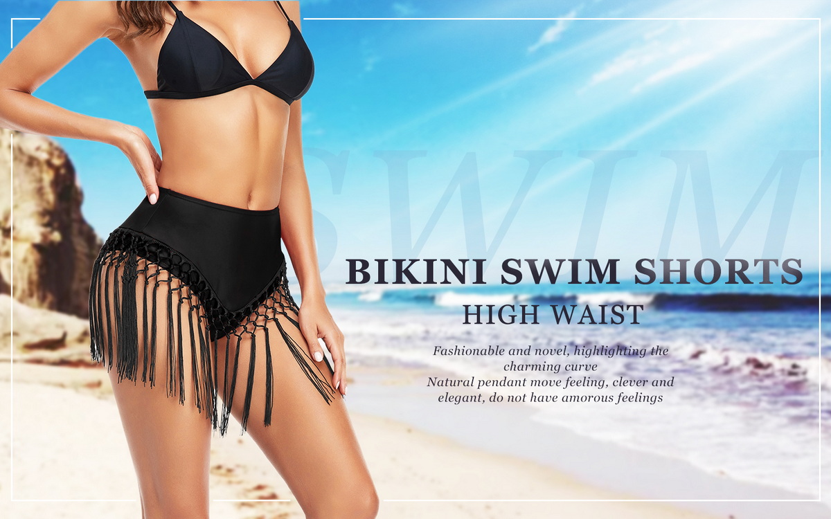 bikini swim shorts high waist shorts de bain bikini à vita alta