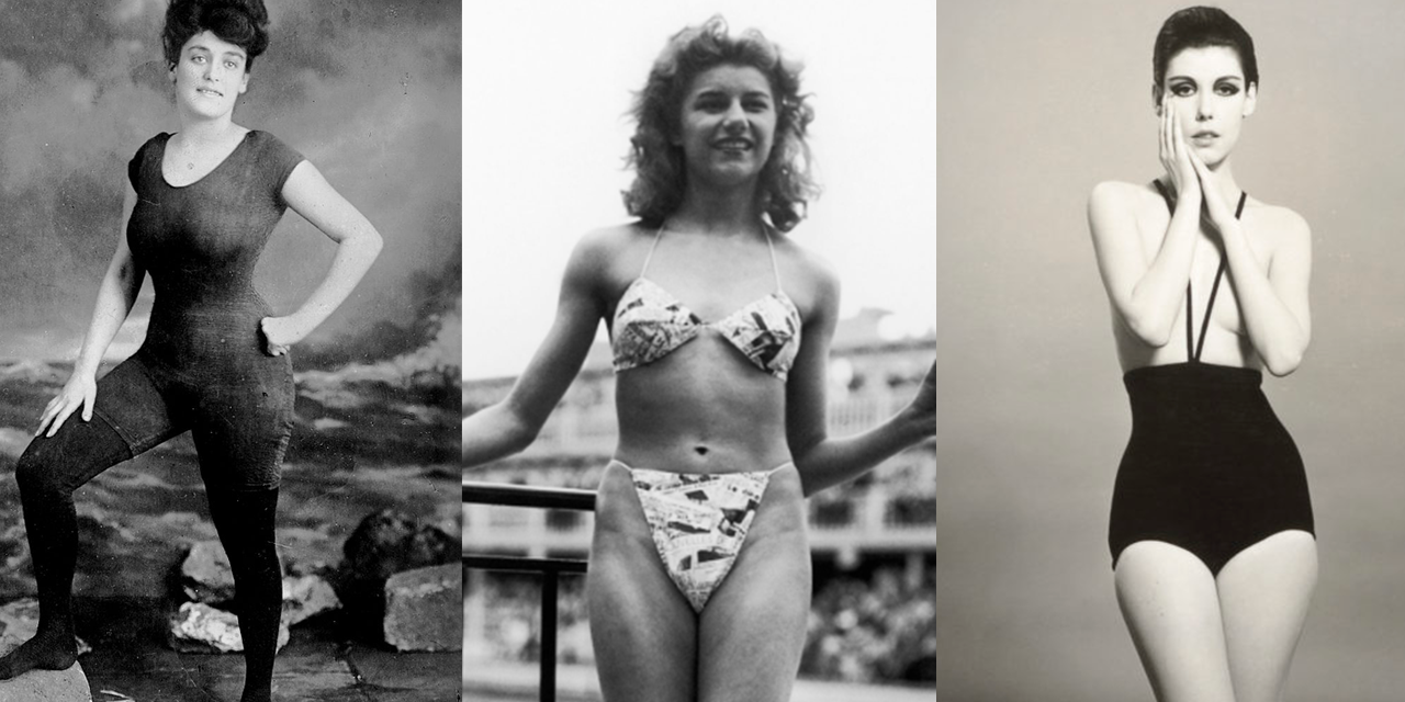 the history of one piece swimwear and bikini ka moʻolelo o ka lole ʻauʻau hoʻokahi a me ka bikini