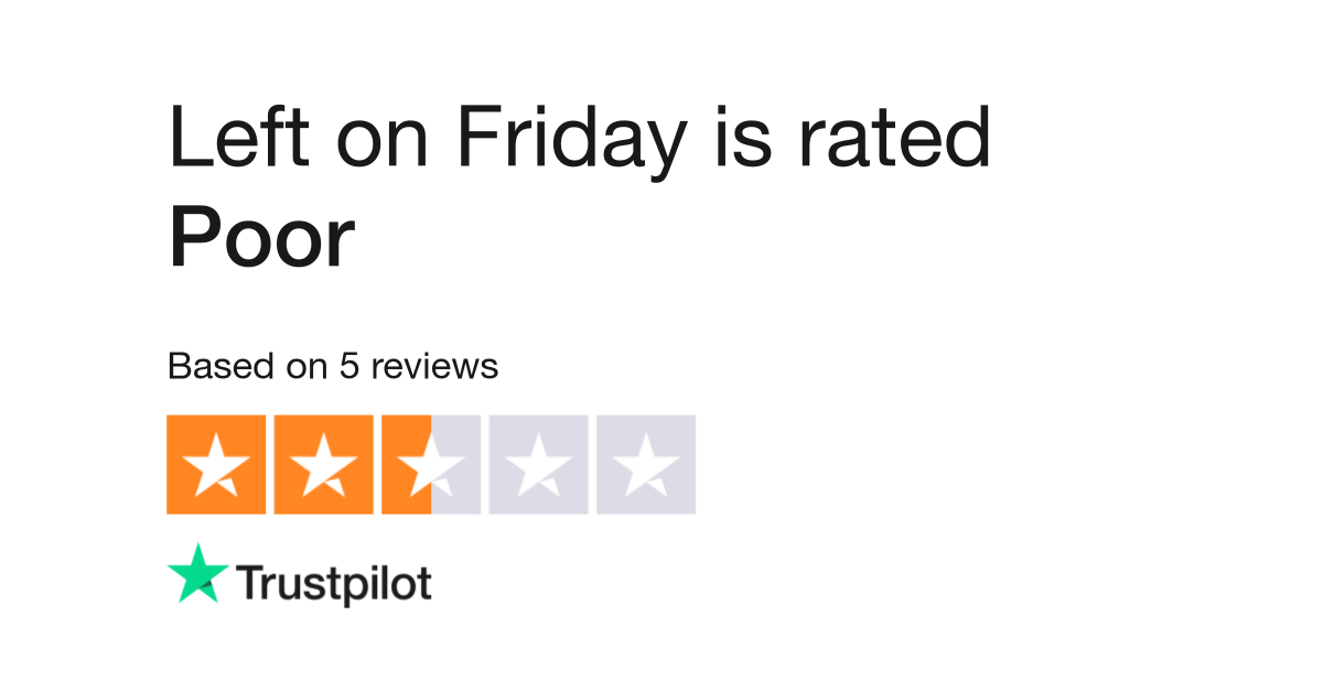 left on friday company rating έμεινε στην αξιολόγηση της εταιρείας την Παρασκευή