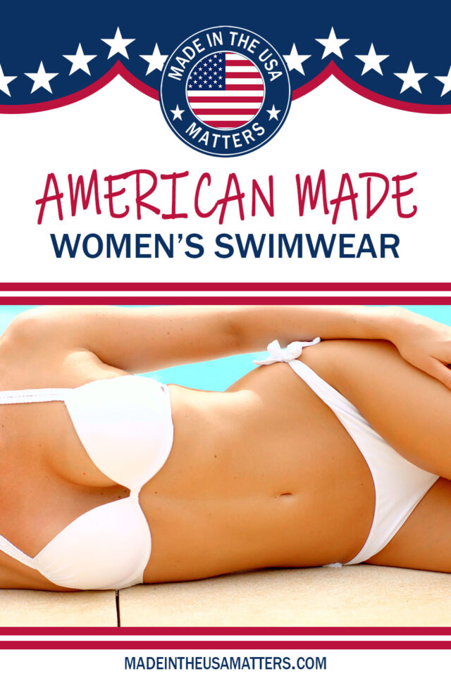 American made women's swimwear Vestits de bany femenins de fabricació americana