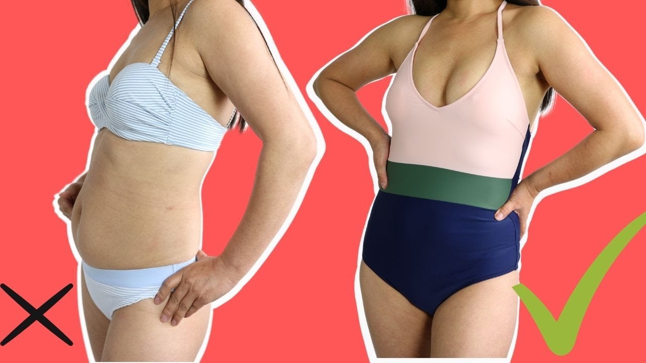 how to hide your tummy in a swimsuit 2 како да го скриете стомакот во костим за капење 2