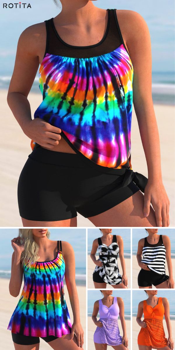 Rotita Tie Dye Swimwear Rotita Tie Dye kupaći kostimi