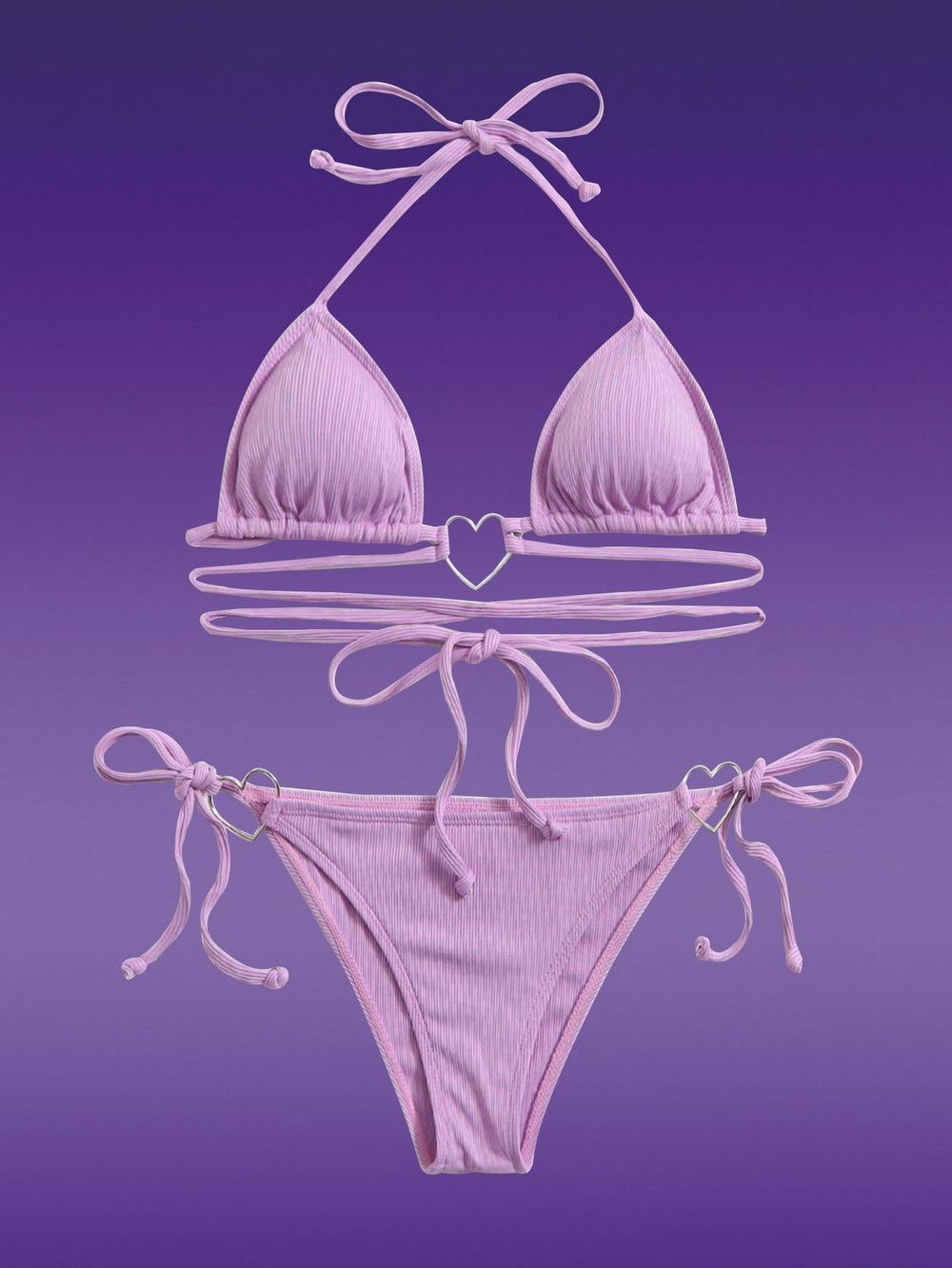 purple bikini บิกินี่สีม่วง