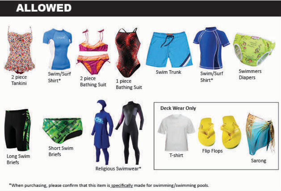 appropriate swimwear vestit de bany adequat