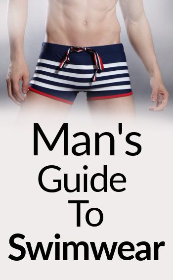 man's guide to swimwear Mann d'Guide fir Schwämm