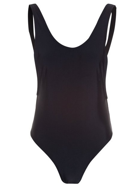 Sleek Black High-Leg Swimsuit2 Makintab na Black High-Leg Swimsuit2