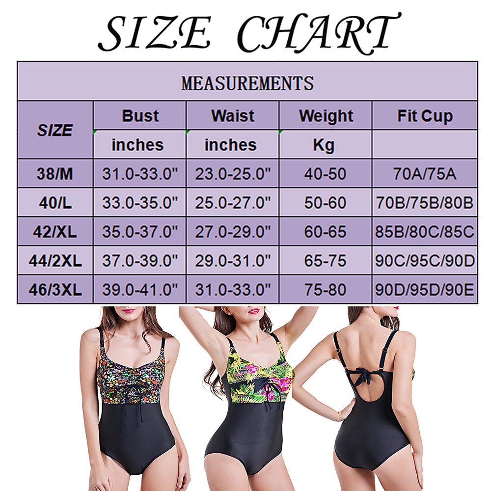 wimwear 크기 차트