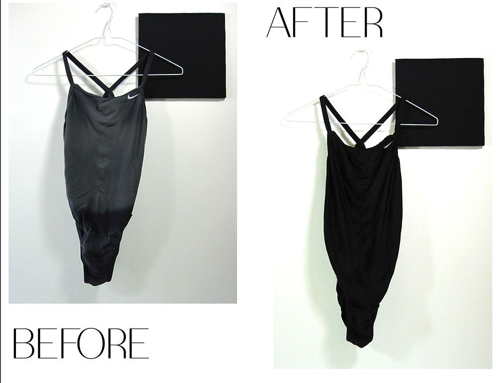 Oprava plavek před a po