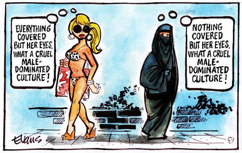 Burka vs bikini
