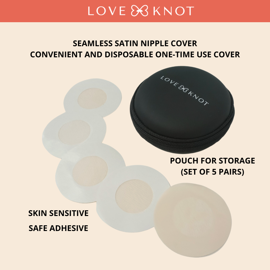 seamless satin nipple cover convenient and disposable one-time use cover naatlose satyn tepelbedekking gerieflike en weggooibare eenmalige-gebruikbedekking