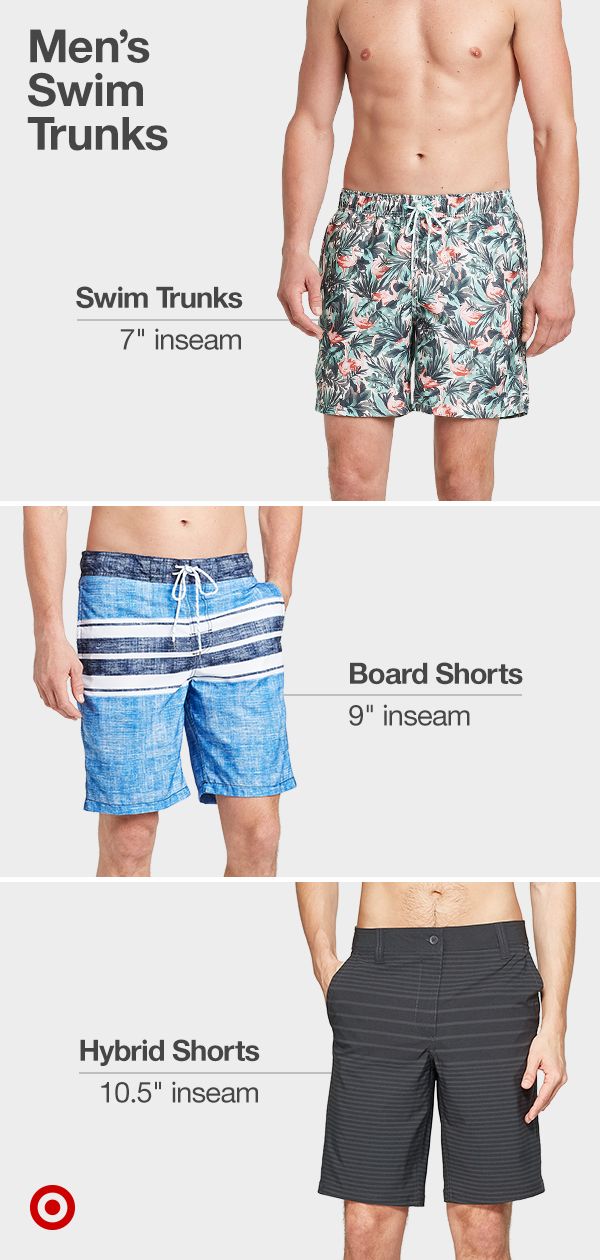 Swim Trunks против шортов для доски